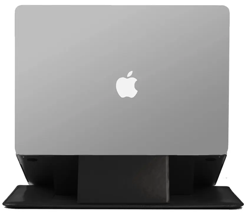 Чохол карман Wiwu Slim Stand Sleeve Leather Case для MacBook New 16 Skin Pro Black [72988] - фото 2