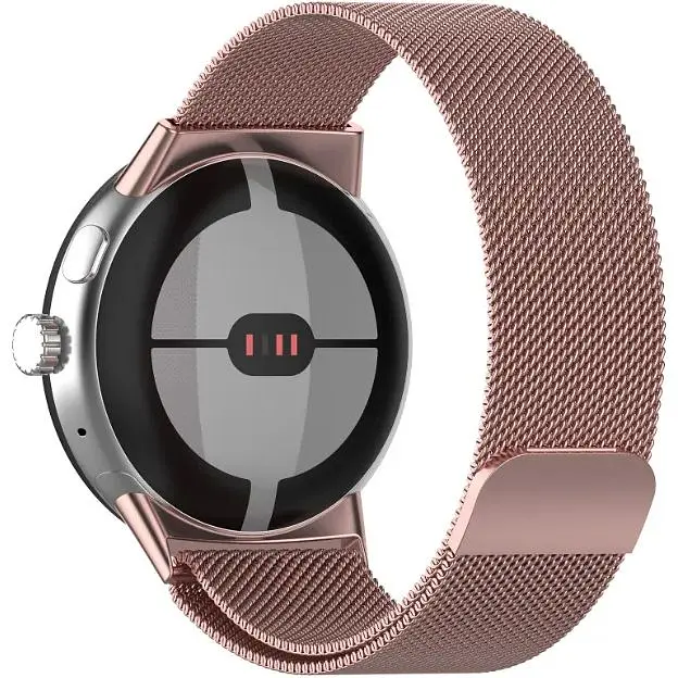 Ремінець DK CDK Metal Milanese Loop Magnetic для Google Pixel Watch 3 41mm (015666) (pink rose) - фото 3