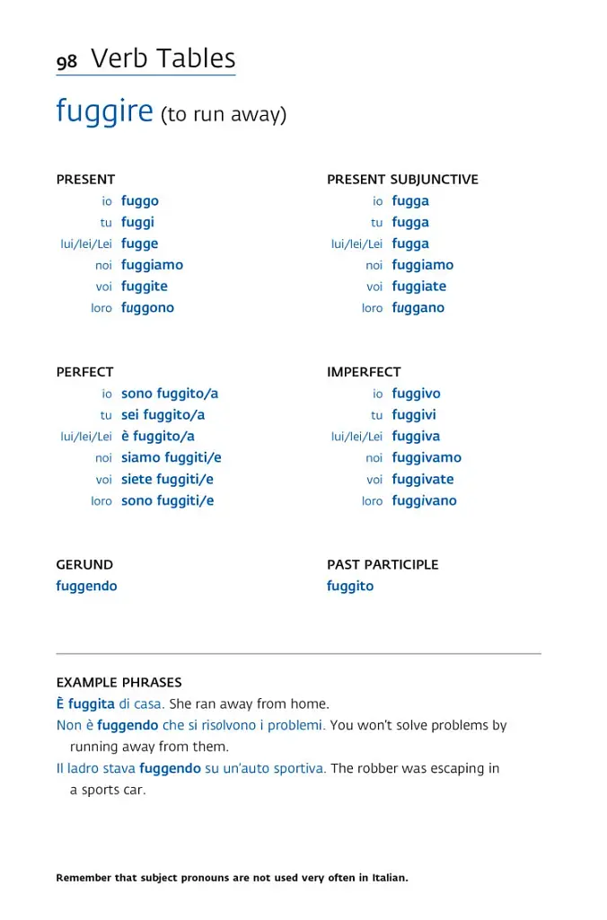 Collins Easy Learning. Italian Verbs - фото 4