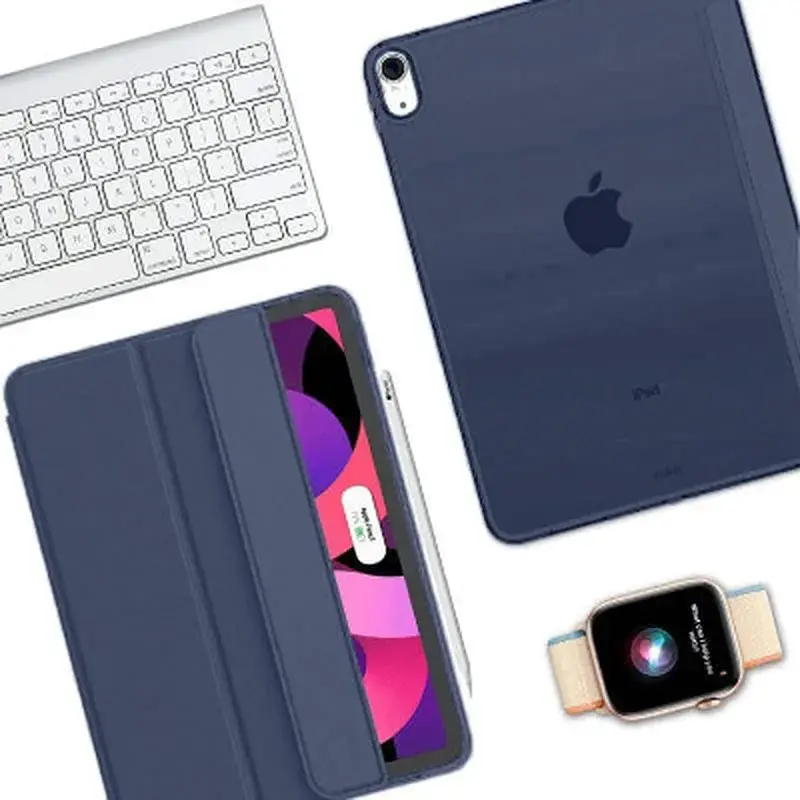 Чохол до планшета BeCover Tri Fold Hard Apple iPad Air 11" M2/M3 (2024/2025) Deep Blue (711413) - фото 5