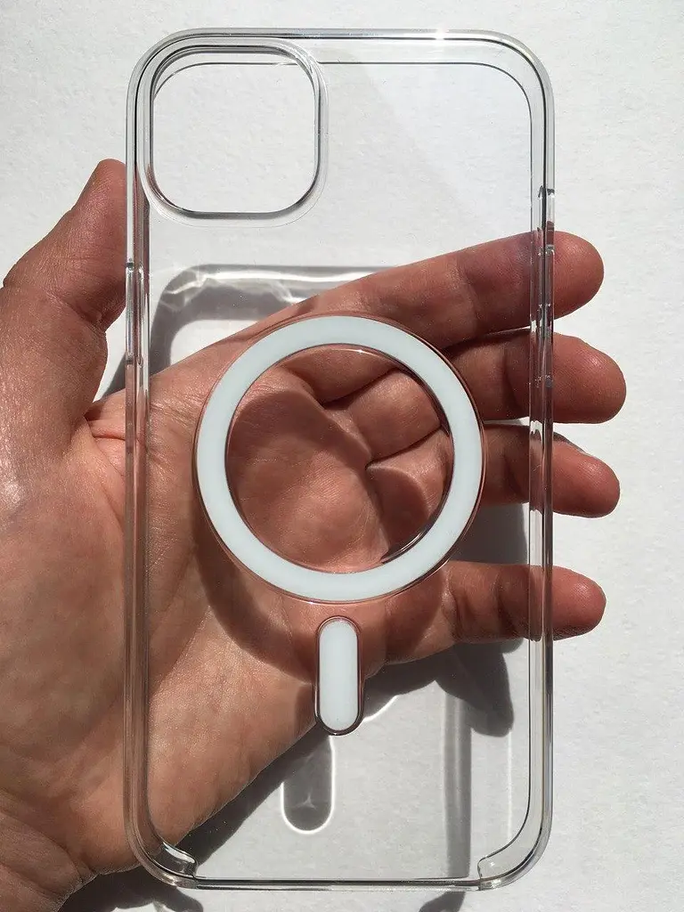 Оригінальний протиударний чохол Apple Clear Case MagSafe для iPhone 12 Pro Max Прозорий (MHLN3ZM/A) - фото 9