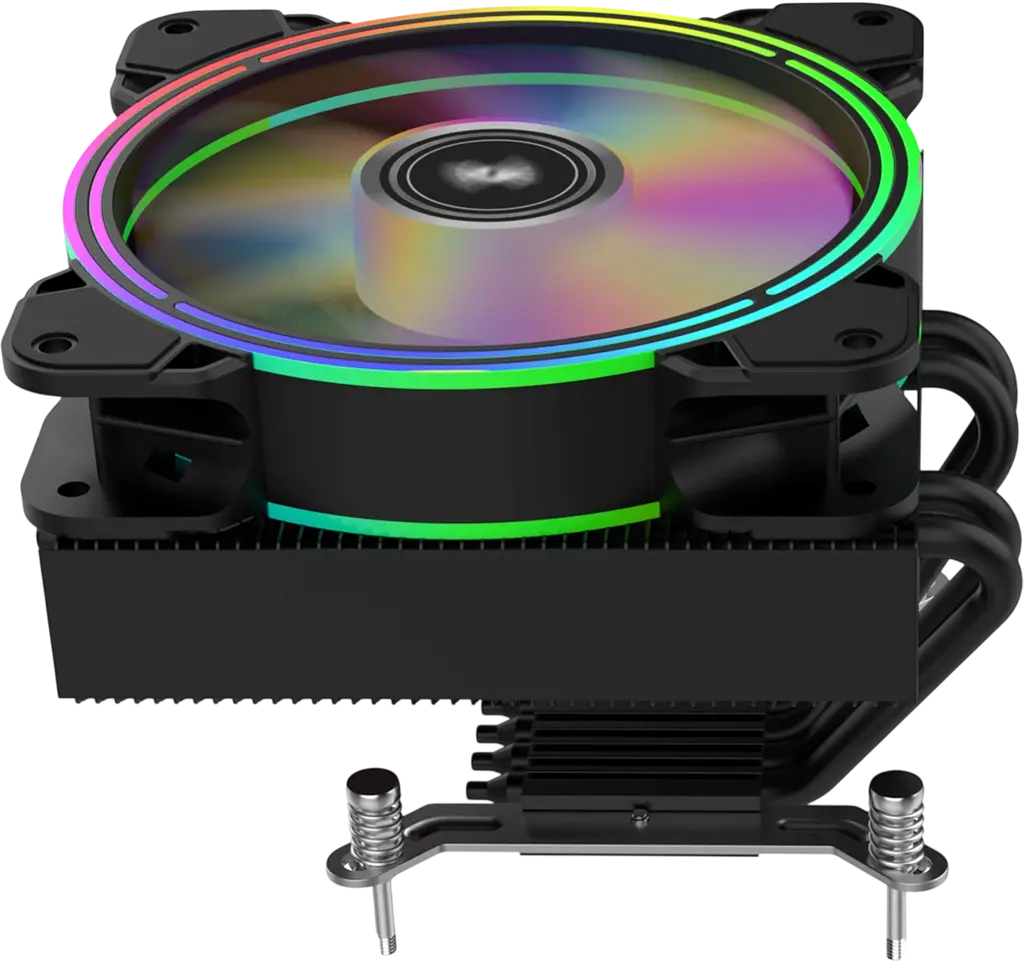 Повітряне охолодження 2E Gaming AC120T4 ARGB Black (2E-AC120T4-ARGB)