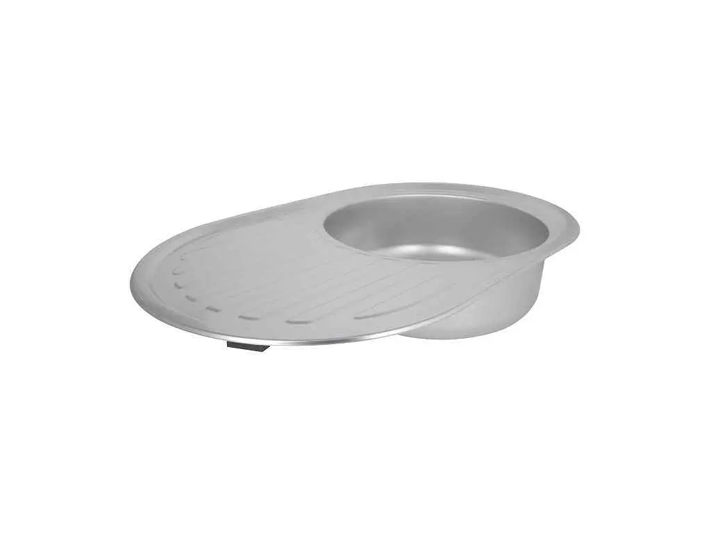 Мийка врізна Brinex 770х550х180мм 1 7750, Micro Decor 0,8мм BRIN7750MDEC08 - фото 4
