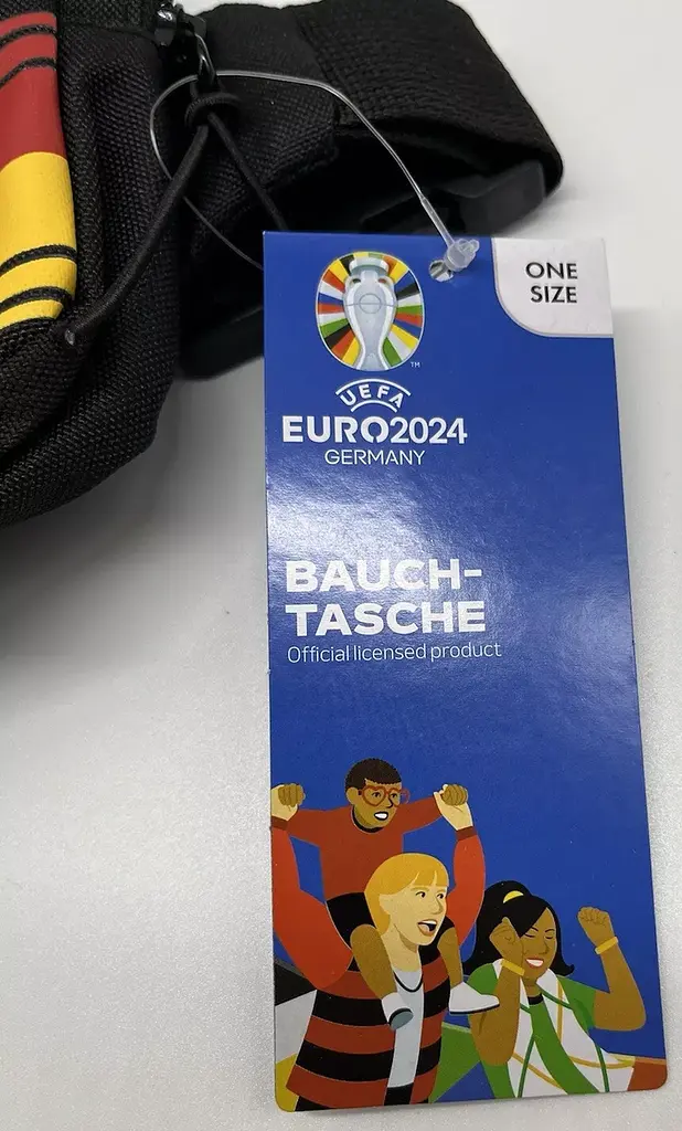 Дитяча сумка на пояс, бананка Euro2024 Germany Чорна - фото 6