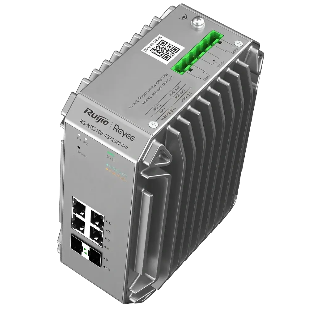Коммутатор Ruijie 4 порта управляемый IP40 (RG-NIS3100-4GT2SFP-HP) - фото 3
