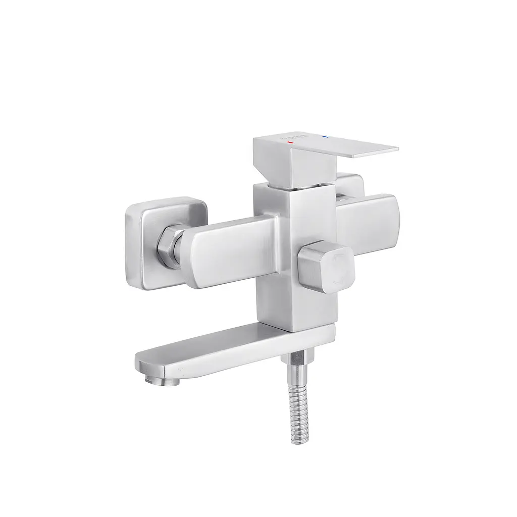 Смеситель для ванны Kroner KRM Edelstahl Kubus - ESG060 (CV023012) - фото 3