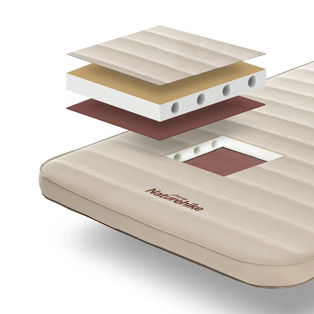 Килимок самонадувний Naturehike NH20FCD08 двомісний з помпою (1047-6976023925115) - фото 2