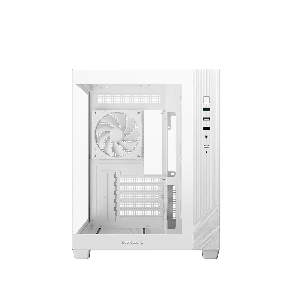 Корпус Deepcool CG330 3F White без БЖ (R-CG330-WHNGM3-G) - фото 10