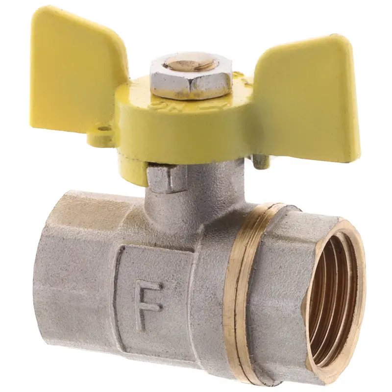 Кран кульовий Ferro Pl 1/2" ГГМ газ art. 602 (латунна куля) FE0559 - фото 2