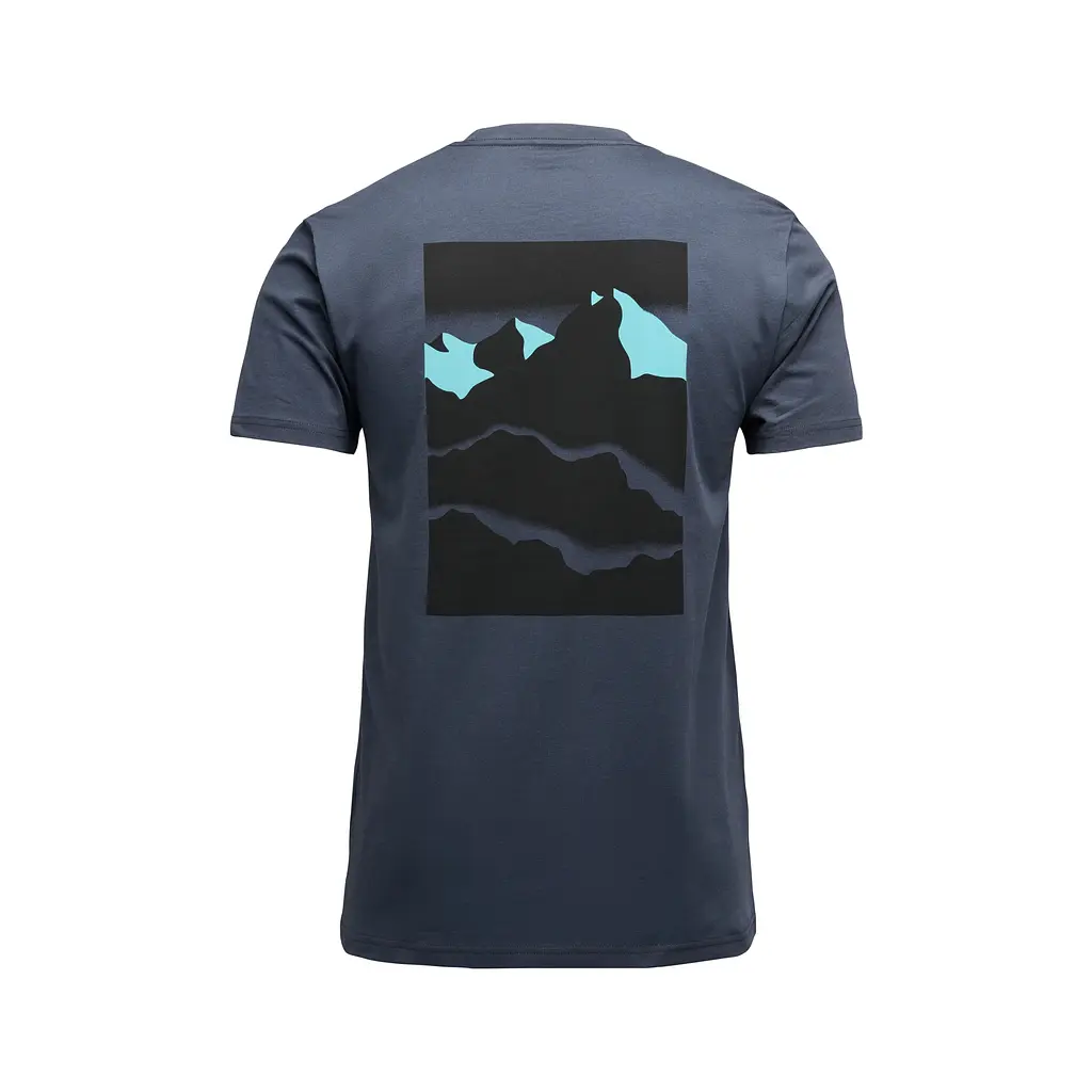 Футболка Black Diamond M Mountainscape SS Tee XL Серый - фото 6