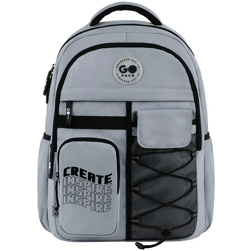 Рюкзак GoPack Education Teens 184 серый Серый (GO26-184L-2) - фото 3