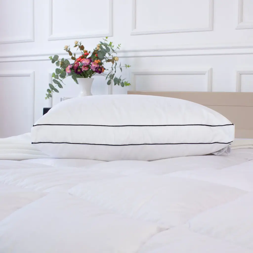 Подушка пуховая трехкамерная MirSon Delicate Lux №2770 средняя 50х70 см белая (2200005194164) - фото 4
