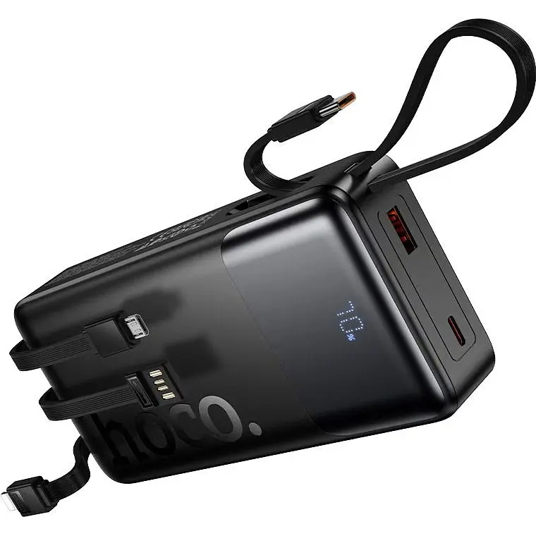 Зовнішній акумулятор Hoco J156A Founder 20000mAh 22.5W Black (6942007662284) [174705] - фото 5