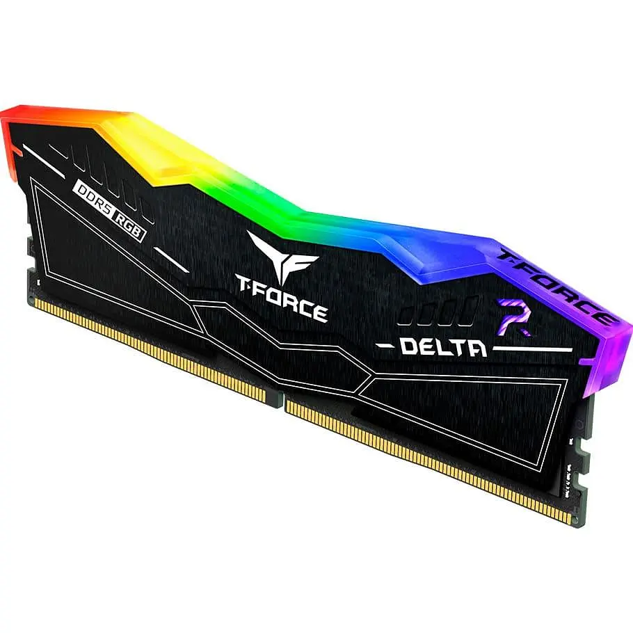 Модуль пам'яті Team DDR5 16GB (2x8) T-Force Delta 6000MHz RGB Black (FF3D516G6000HC38ADC01) - фото 2