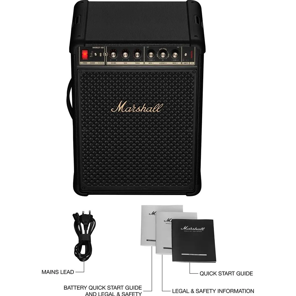 Акустика Marshall Bromley 450 Black And Brass (1008199) [171218] - фото 9