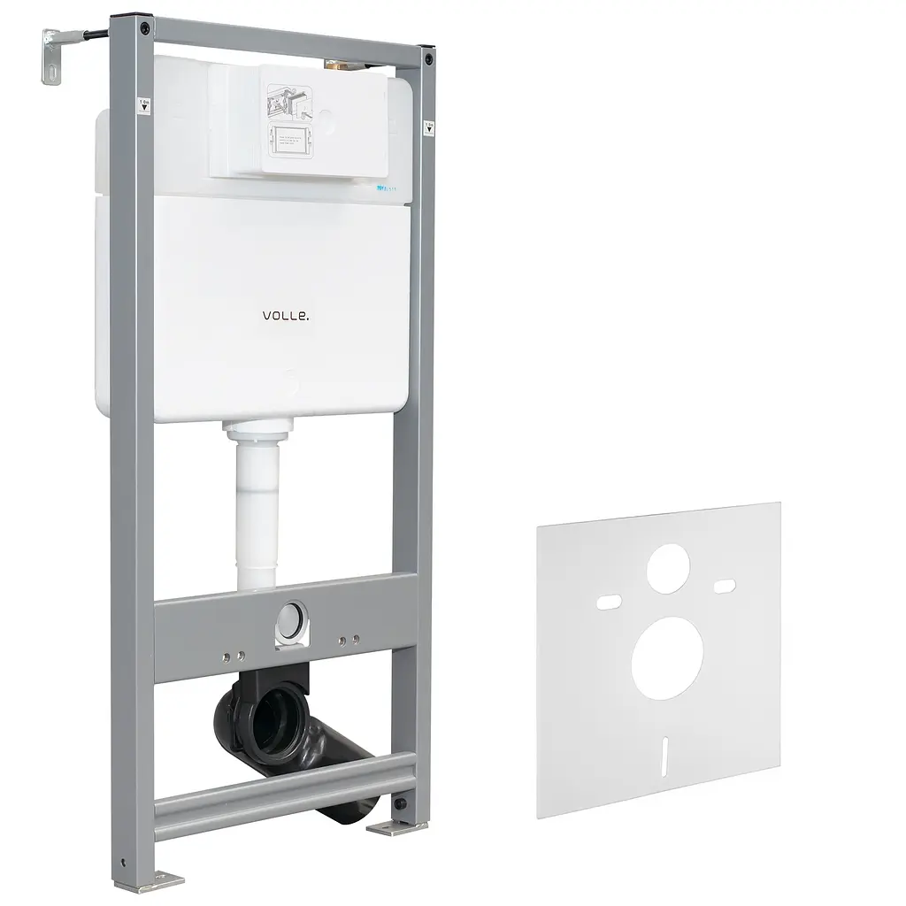 Комплект інсталяція 4 в 1 Volle Master Evo 212010 + унітаз RJ FLIP Rimless RJCEJ0005 з сидінням Soft Close, Білий - фото 5