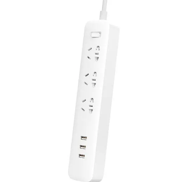 Подовжувач Xiaomi Mi Power Strip (3 розетки + 3 USB-port) 27W NRB4049CN - фото 2