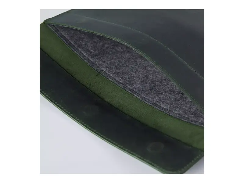 Чохол для ноутбука InCarne Klouz MacBook Pro 13 2016-2025 (вінтажний) зелений (klouz-green-vintage-pro-13) - фото 7