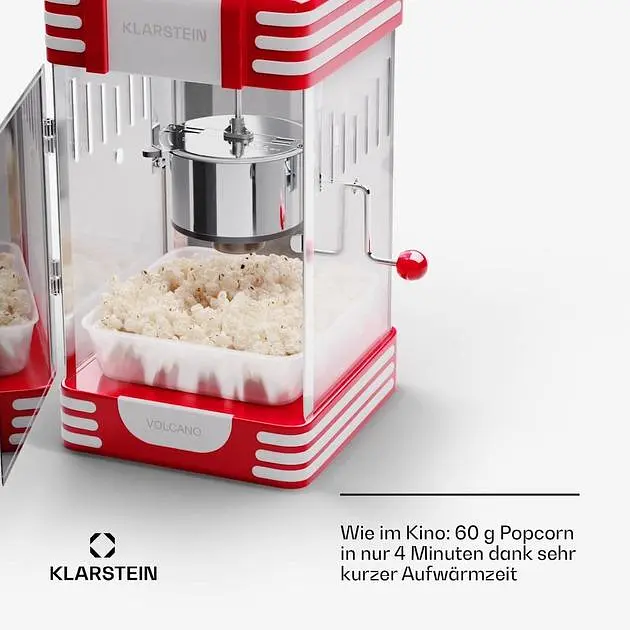 Аппарат для приготовления попкорна Klarstein Volcano (10045352) - фото 2