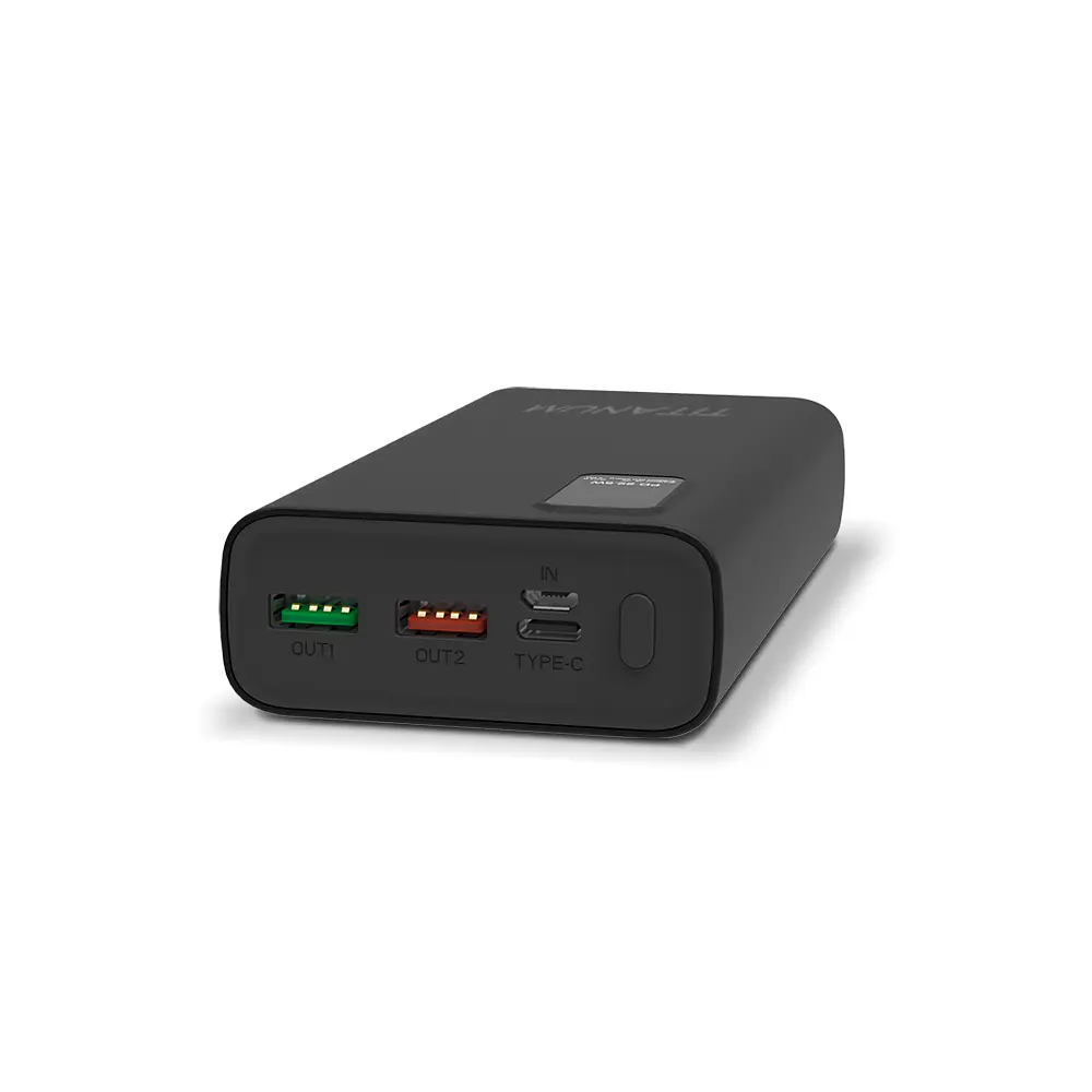 Павербанк TITANUM 727S 20000mAh 22.5W Black TITANUM (27362-000) - фото 4