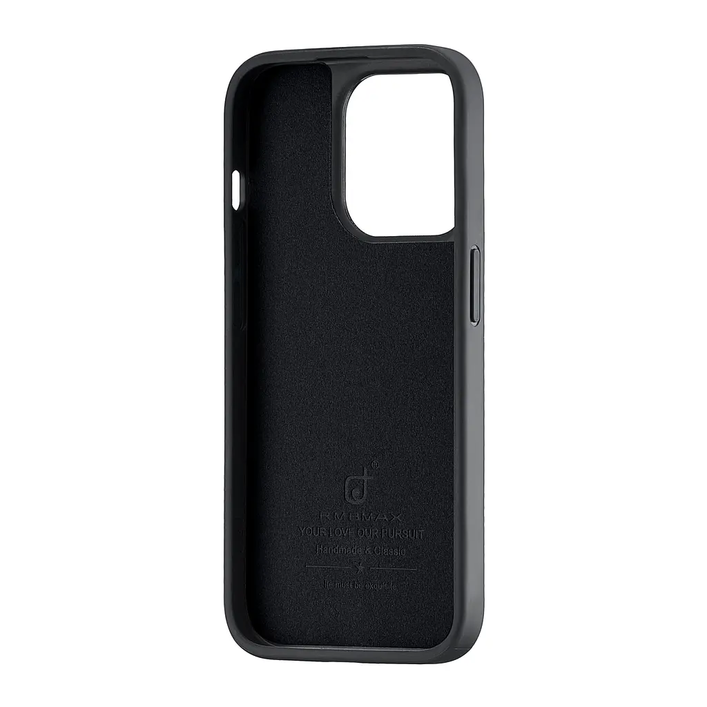 Чохол Jinduka Leather Ringo iPhone 15 Pro Black - фото 3