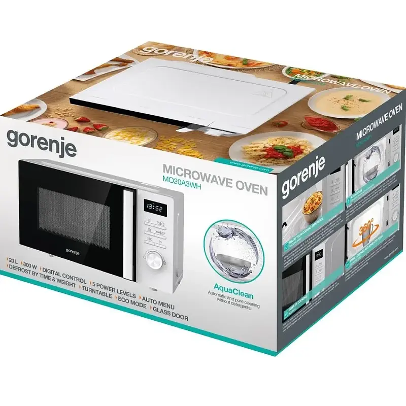 Мікрохвильова піч GORENJE MO 20 A3WH - фото 8