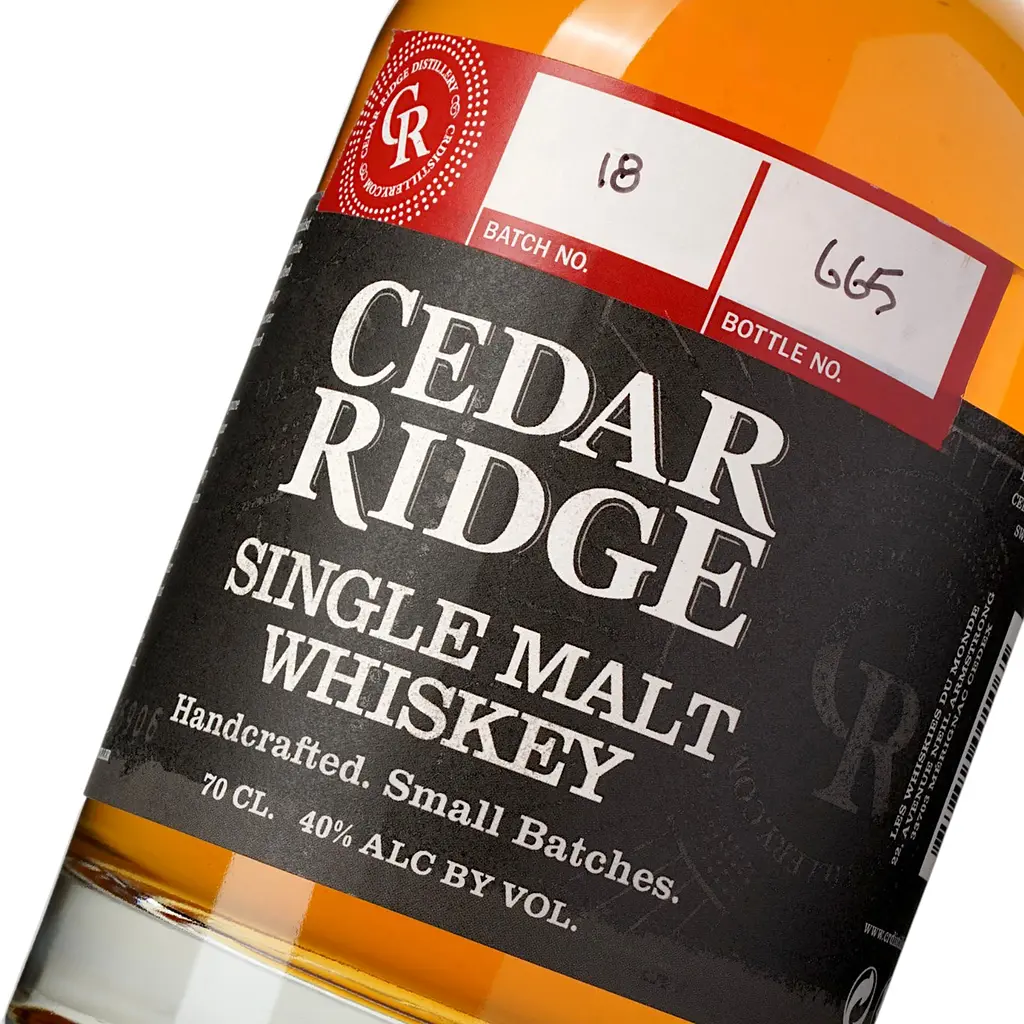 Віскі Cedar Ridge Single Malt 40% 0.7 л - фото 5