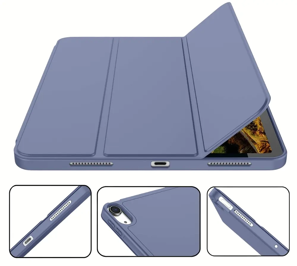 Чохол BeCover Tri Fold Soft TPU з кріпленням Apple Pencil для Apple iPad Air 11" M4 2026 Purple (715233) - фото 3