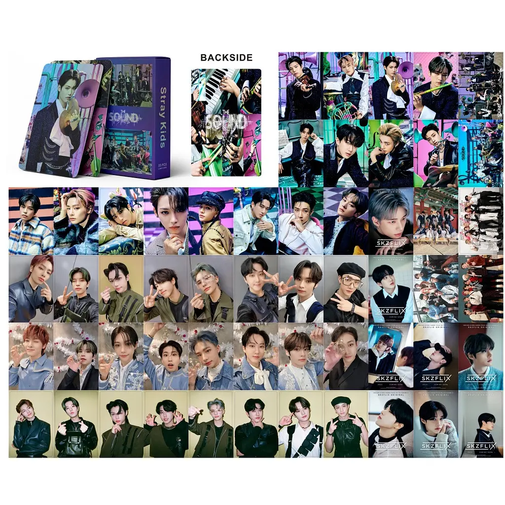 Ломо Карти Lomo Card China Stray Kids / SKZ Стрей Кідс голографічні СС C SK 05 - фото 2