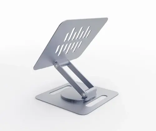 Підставка для ноутбука до 15.6" Gembird NBS-DR1-01, Silver, алюмінієва, поворотна (на 360°) - фото 3