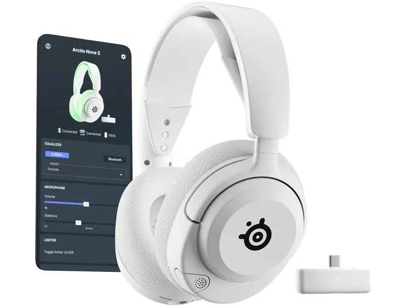 Гарнітура SteelSeries Arctis Nova 5X White (61677) - фото 2