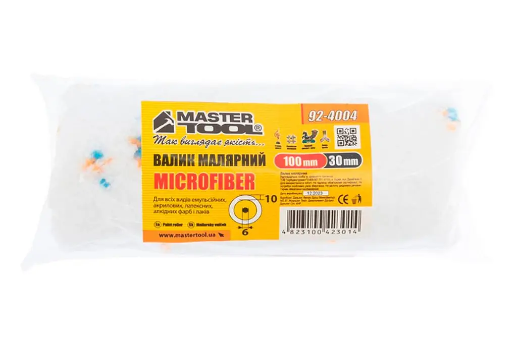 Малярний валик Mastertool 30 х 100 x 6мм мікрофібра - фото 3