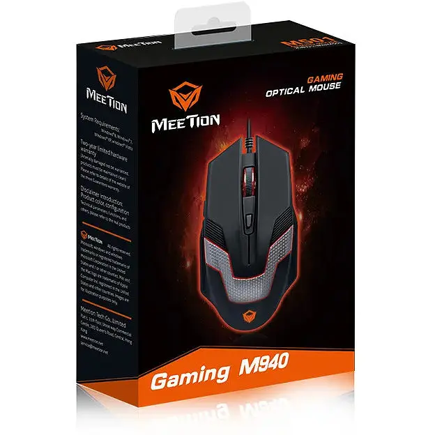 Миша MEETION Backlit Gaming Mouse RGB MT-M940 - фото 3