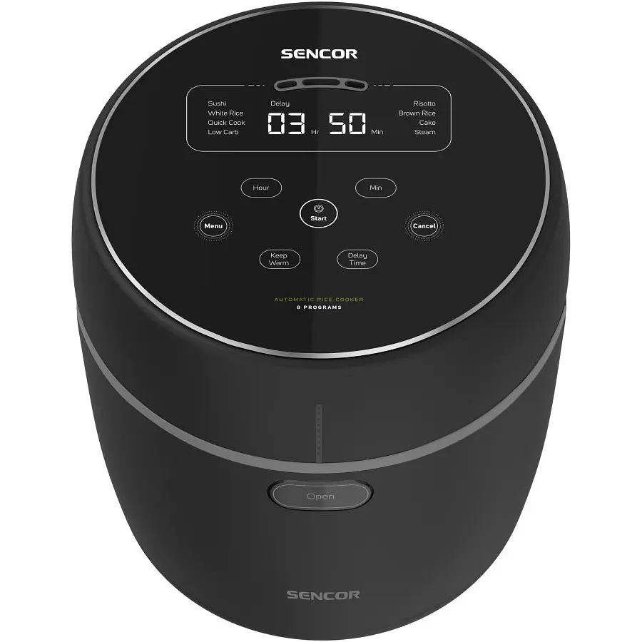 Рисоварка Sencor чорний 0.6 л 350 Вт (SRM0671BK) - фото 4