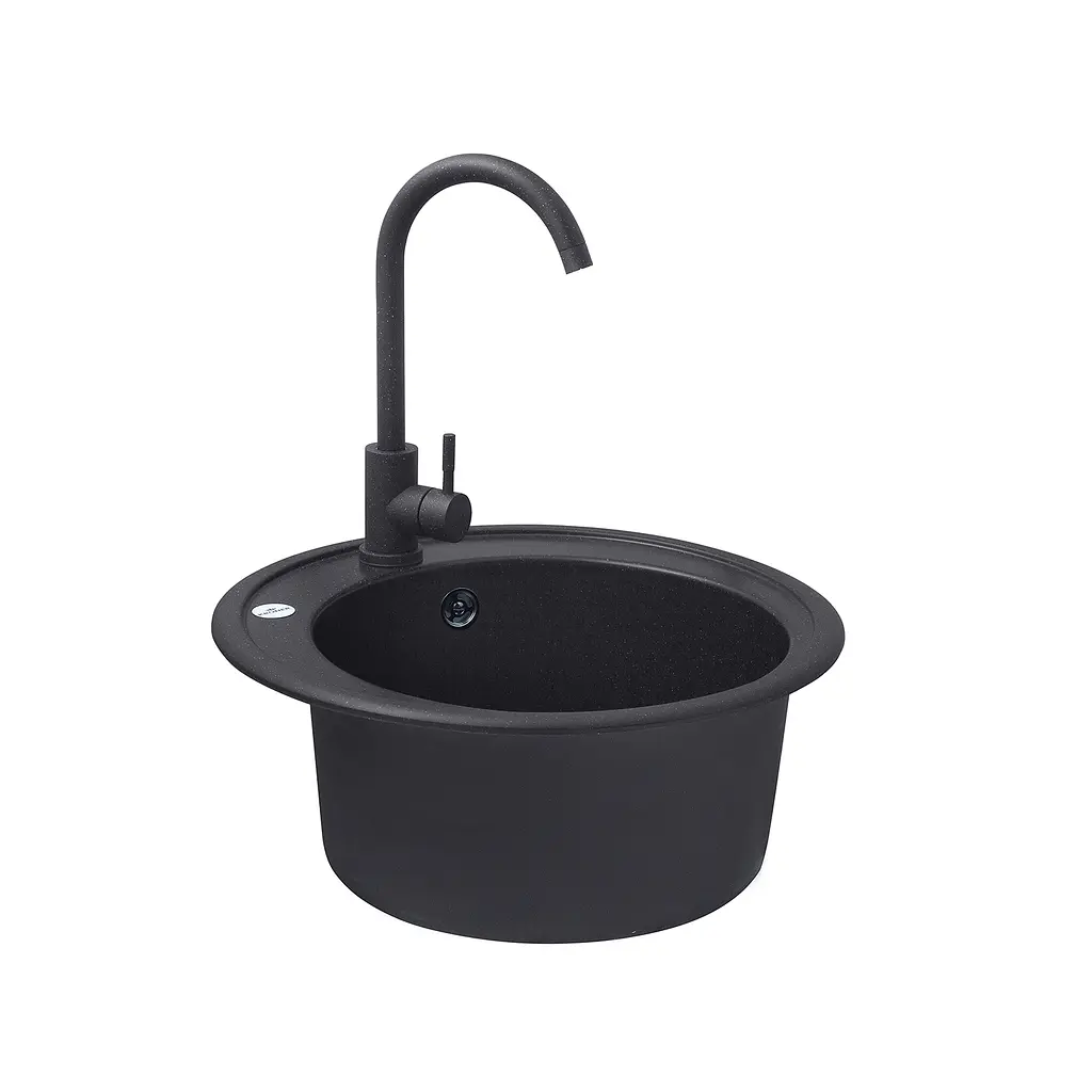 Кухонна мийка Kroner KRP Komposit SCH - 510 (CV027405) - фото 4