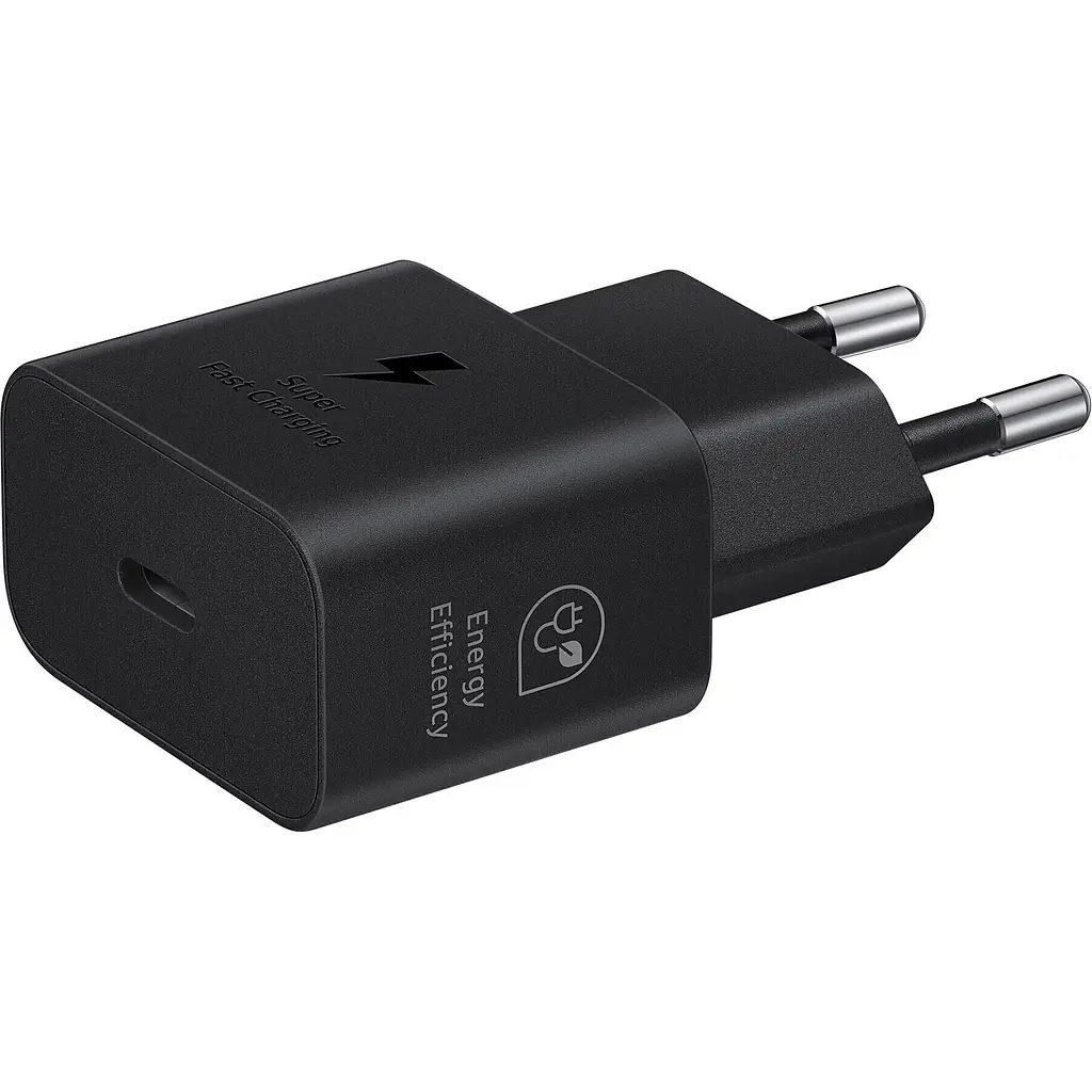 Мережевий зарядний пристрій Samsung 25W + Cable USB-С to USB-С Black (EP-T2510XBEGEU) [95121] - фото 2