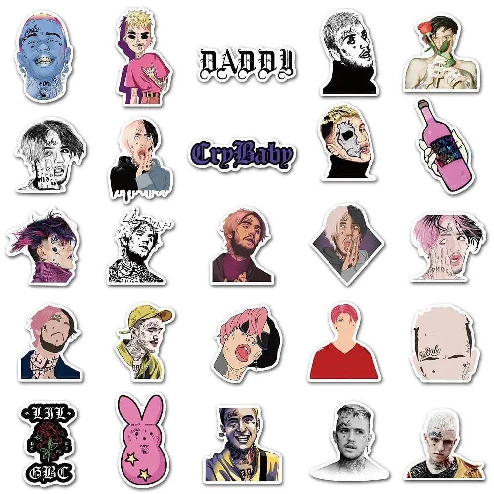 Стікерпак GeekLand Lil Peep 50 штук - фото 3