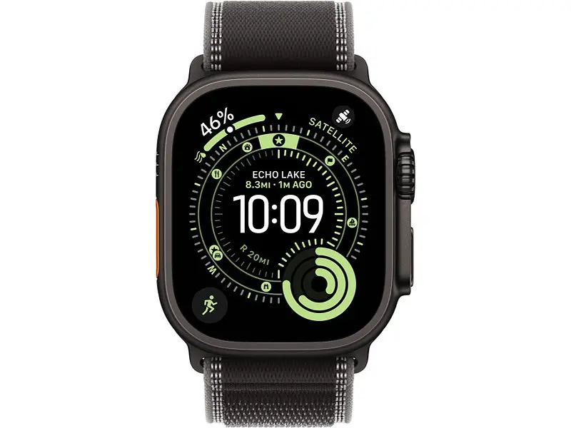 Смарт-годинник Apple Watch Ultra 3 GPS + Cellular 49mm Black Tit. Case w. Black/Charcoal Trail Loop - S/M (MF1D4) - фото 2