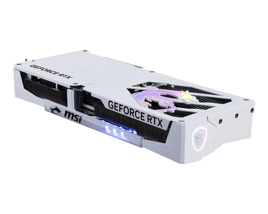 Відеокарта GF RTX 5070 Ti 16GB GDDR7 Gaming Trio OC White MSI (GeForce RTX 5070 Ti 16G GAMING TRIO OC WHITE) - фото 3