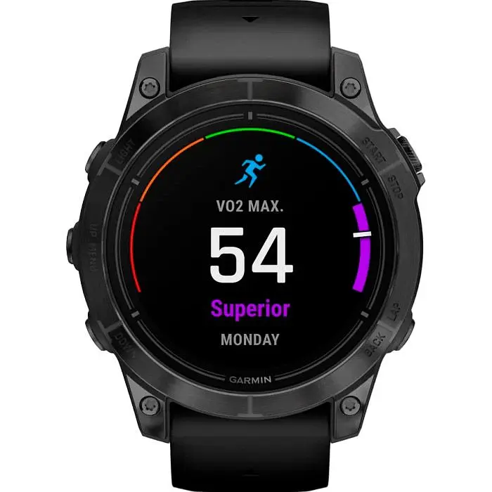 Смарт-годинник Garmin Epix Pro (Gen 2) Standard Edition 47mm Slate Gray with Black Band (010-02803-00) [86538] - фото 2