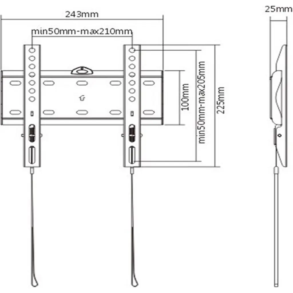 Кріплення для телевізора Gembird WM-42F-01 [133637] - фото 4