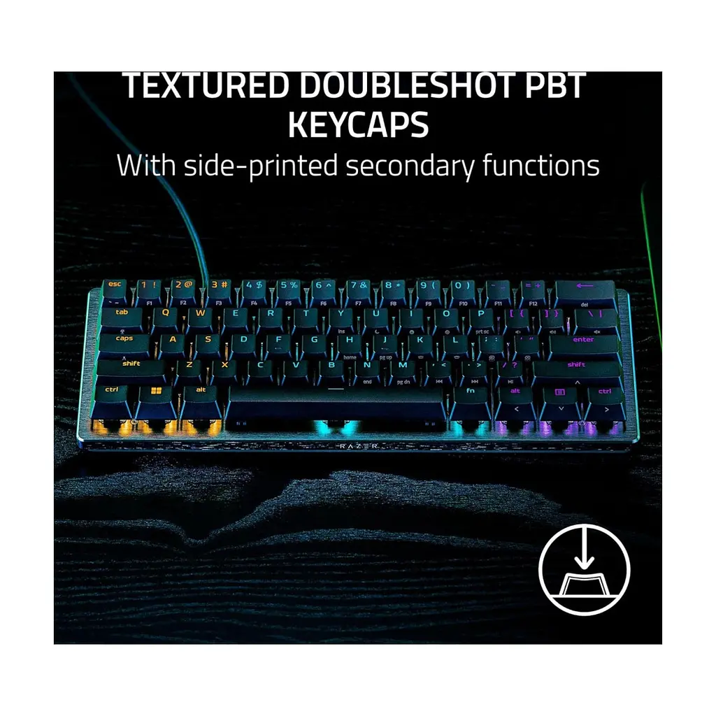 Клавіатура Razer Huntsman V3 Pro Mini USB UA Black (RZ03-04990100-R3M1) - фото 8