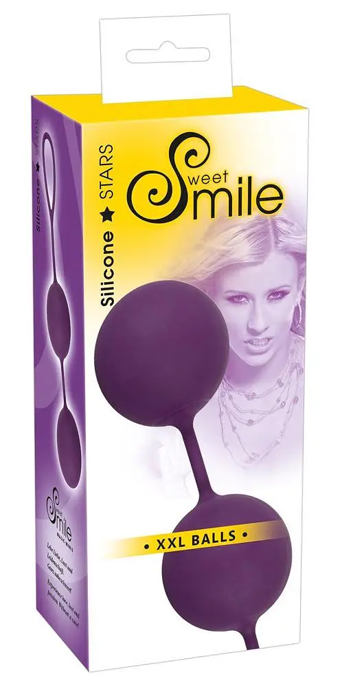 Вагінальні кульки Orion Sweet Smile XXL, 21.5 см, фіолетовий - фото 2