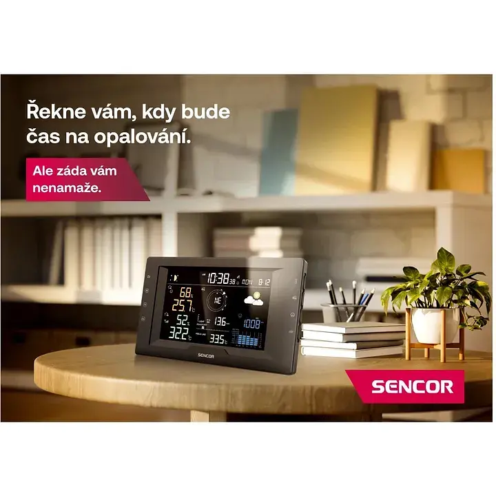 Метеостанція Sencor чорна (SWS9400) - фото 7