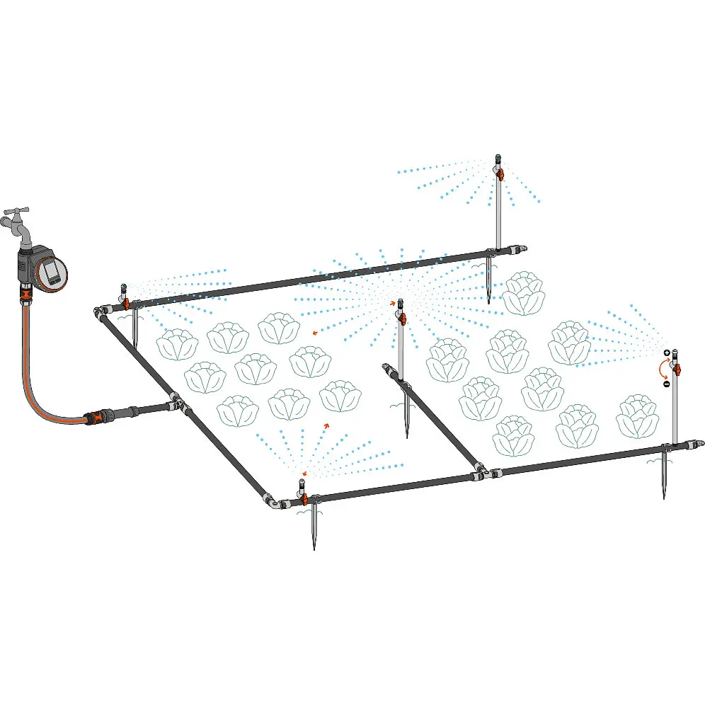 Комплект полива Micro-Drip-System для клумб и грядок до 60 м² (13450-20.000.00) - фото 3