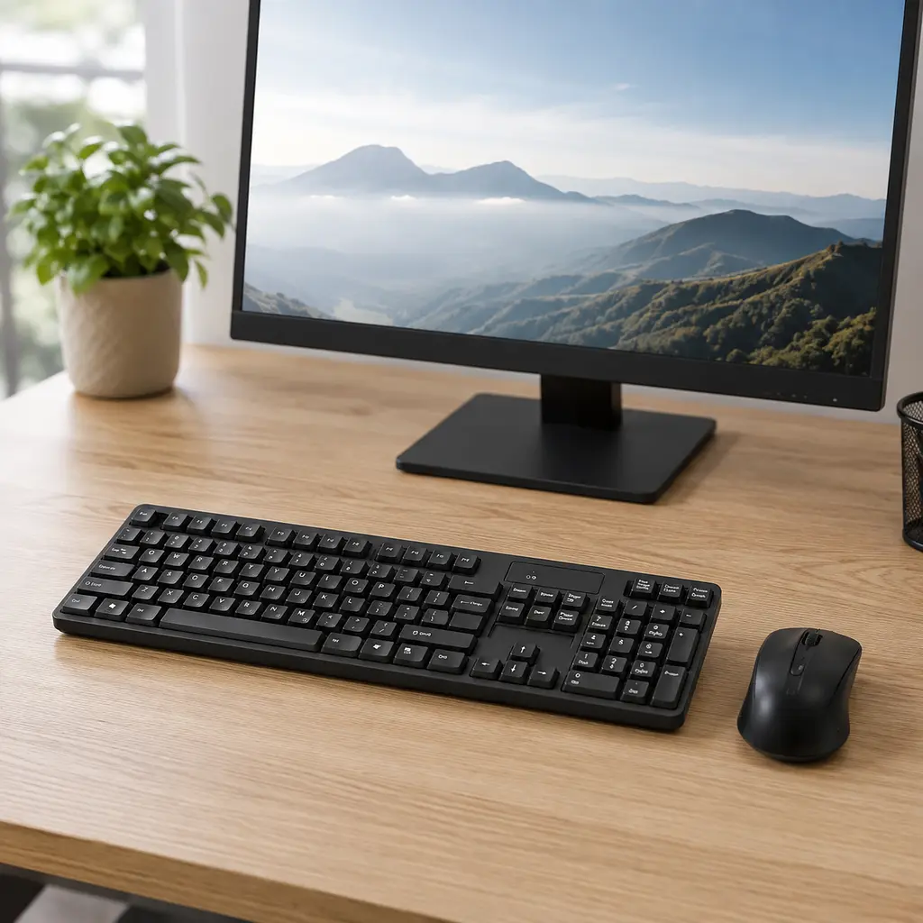 Клавіатура KEYBOARD + Мишка wireless TJ 808 / Комплект бездротової клавіатури та миші - фото 2
