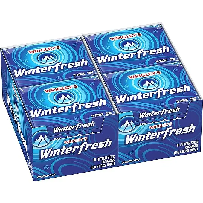 Жувальна гумка Wrigley's Winterfresh Gum 15-Stick Slim Packs - фото 2