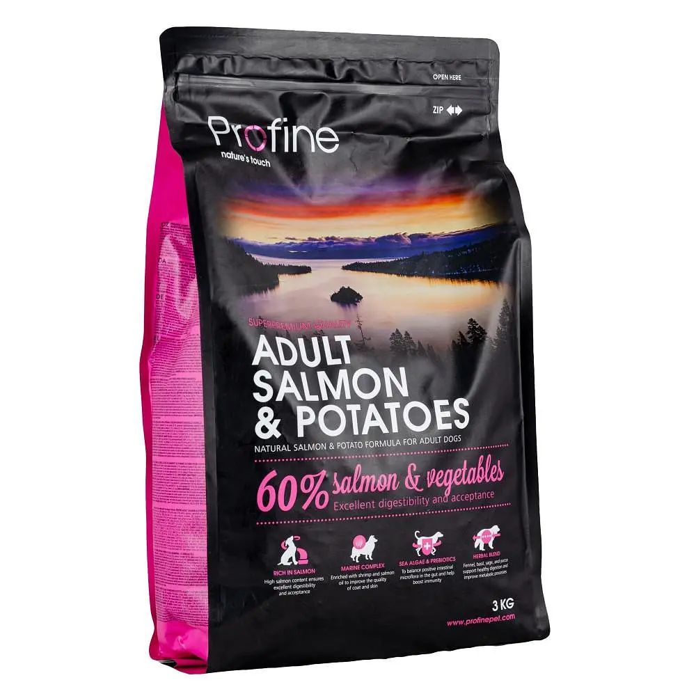 Сухий корм Profine Adult Salmon 3 кг з лососем і картоплею для дорослих собак - фото 5