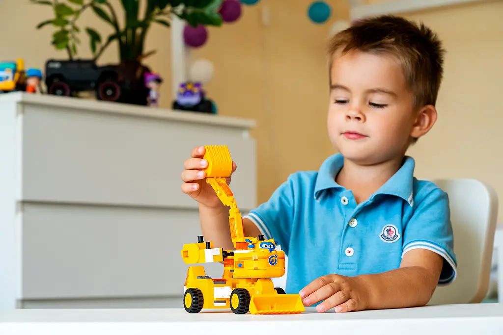 Конструктор-трансформер Small Blocks 2в1 Buildable Transforming Vehicle Донни (Donnie) Super Wings det0018331 - фото 3