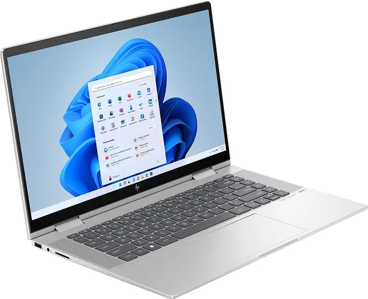 Ноутбук HP ENVY x360 15-fe0000ru 15.6' FHD OLED Touch, Intel i7-1355U, 16GB, F1024GB, NVD3050-4, Win11, серебристый (826N5EA) - фото 3